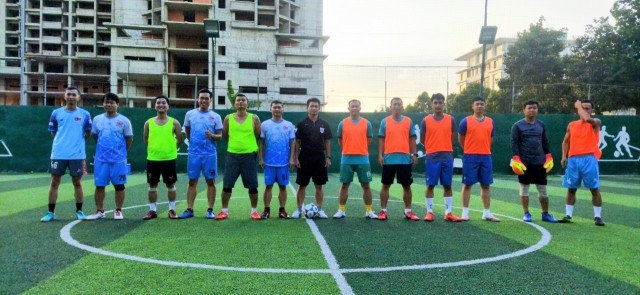 Đội bóng đá Tổng công ty tư vấn thiết kế dầu khí ( PVE) vô địch giải bóng đá giao hữu cúp Tứ Hùng